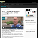 ITV coverage of opening of Eagle Wood Neurological Care Centre