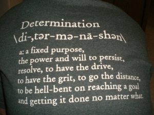 Determination and persistence is a core PR skill