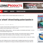 Infrared heating client featured in industry media