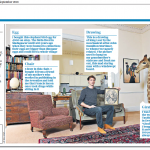 Artist James Mortimer featured in the Sunday Telegraph